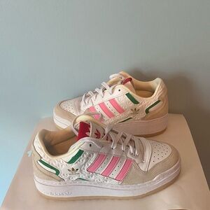 Adidas Forum XLG White Bliss Pink Sneakers
